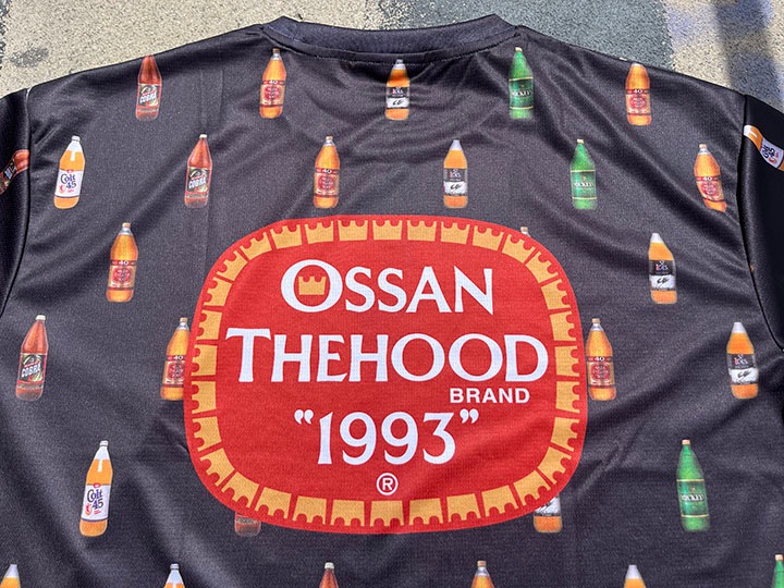 OSSANTHEHOOD ��Φξ�� dry fit Tshirt (40s) / black
