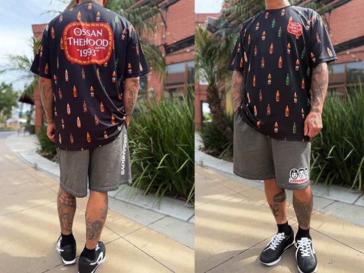 OSSANTHEHOOD ��Φξ�� dry fit Tshirt (40s) / black