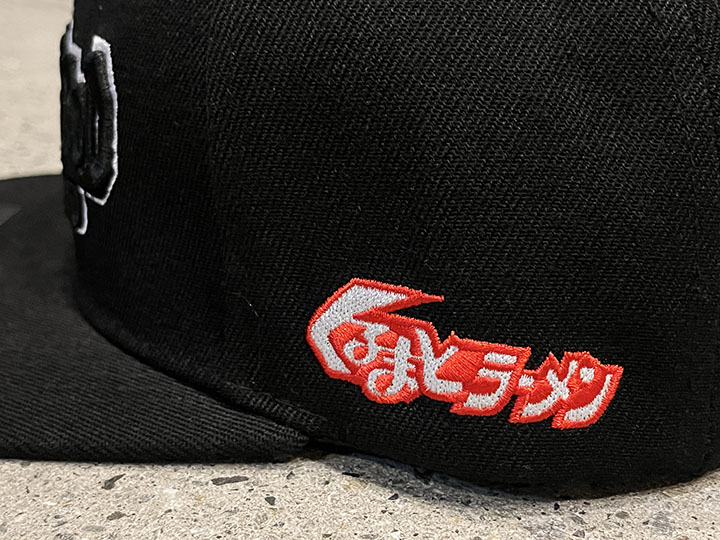 OSSANTHE"FOOD" snapback cap (cars & ramen) / black