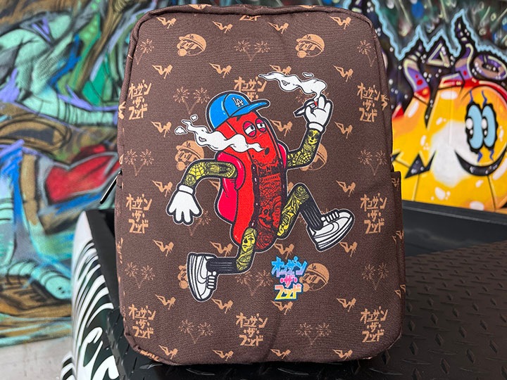 OSSANTHEHOOD kids backpack (fosho) / brown