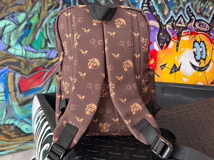 OSSANTHEHOOD kids backpack (fosho) / brown
