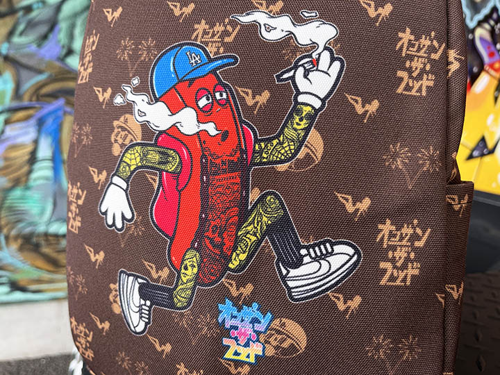 OSSANTHEHOOD kids backpack (fosho) / brown
