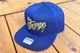 Tacos El Trompo snapback cap (script) / navy x yellow