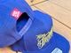 Tacos El Trompo snapback cap (script) / navy x yellow