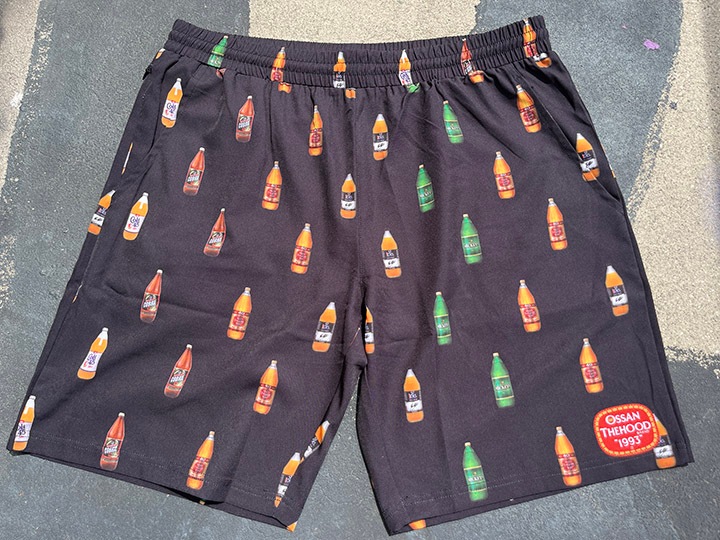 OSSANTHEHOOD ��Φξ�� dry fit shorts (40s) / black 