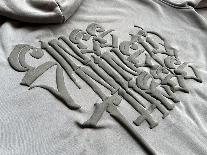 NICETY zipup hood (since) / gray x black 