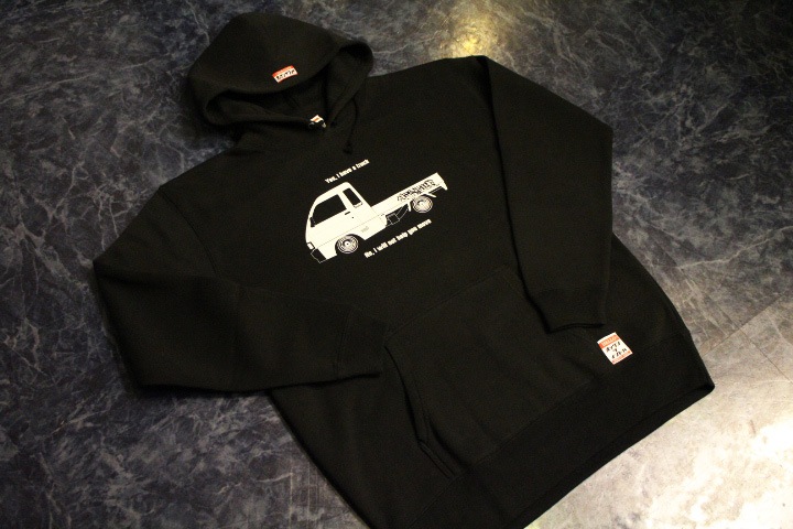 OSSANTHEHOOD pullover hood (jumbo) / black