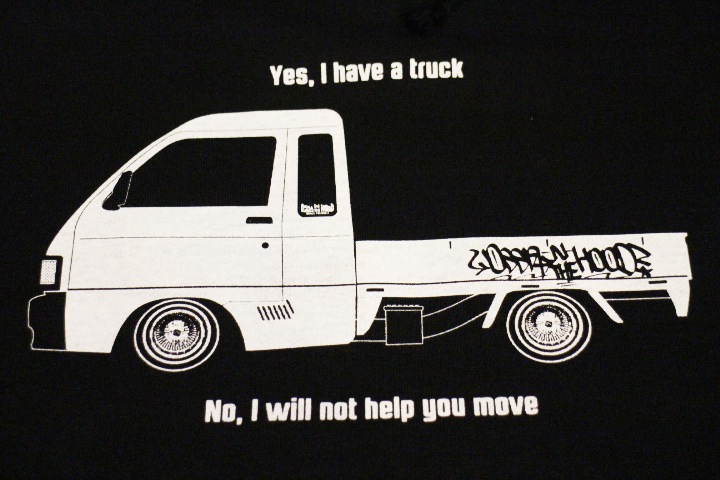 OSSANTHEHOOD pullover hood (jumbo) / black