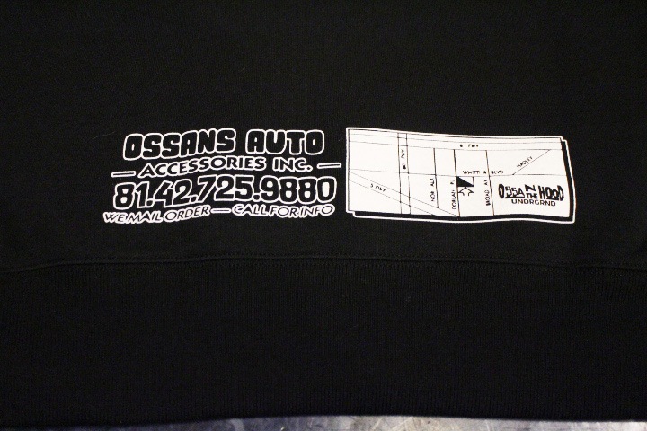 OSSANTHEHOOD pullover hood (jumbo) / black