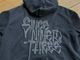 NICETY zipup hood (since) / black x black 