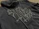 NICETY zipup hood (since) / black x black 