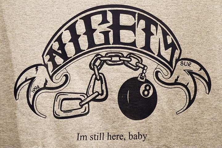 NICETY Tshirt (8ball) / heather gray & navy