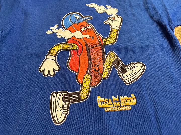 OSSANTHEHOOD kids Tshirt (fosho) / royal