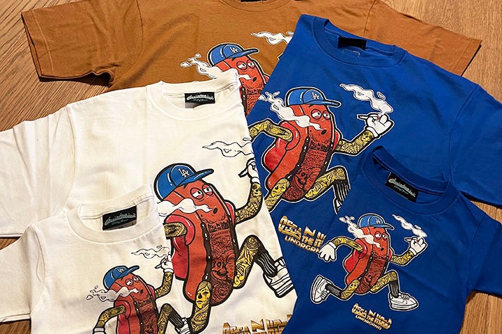 OSSANTHEHOOD kids Tshirt (fosho) / royal