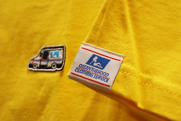 OSSANTHEHOOD Tshirt (patched) / yellow