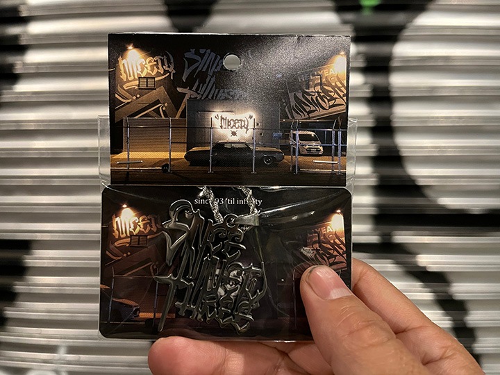 NICETY "SINCE NINETY THREE" steel neckless / chrome