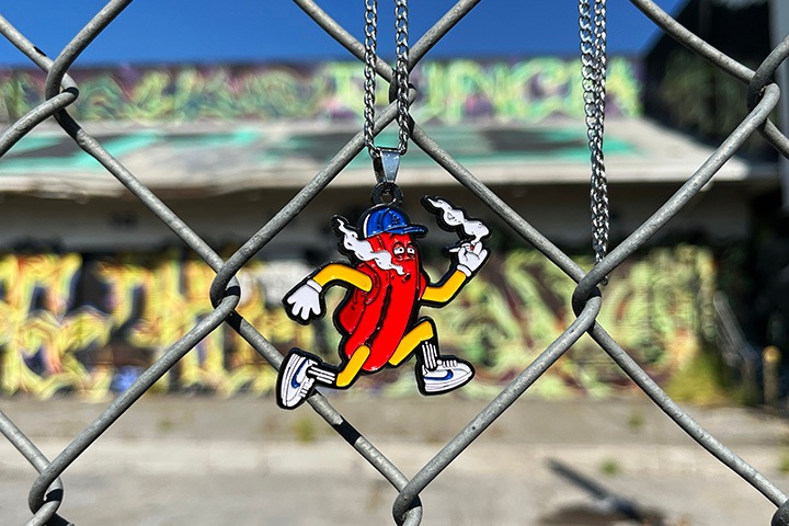 OSSANTHEHOOD steel neckless (fosho)