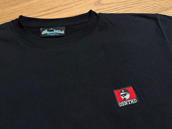 OSSANTHEHOOD Tshirt (six buttons) / black