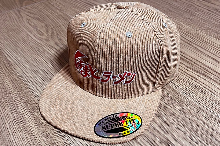 OSSANTHEHOOD snapback cap (ޤ) / beige cord x red
