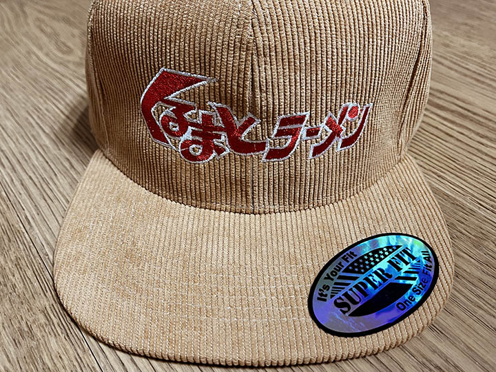 OSSANTHEHOOD snapback cap (ޤ) / beige cord x red