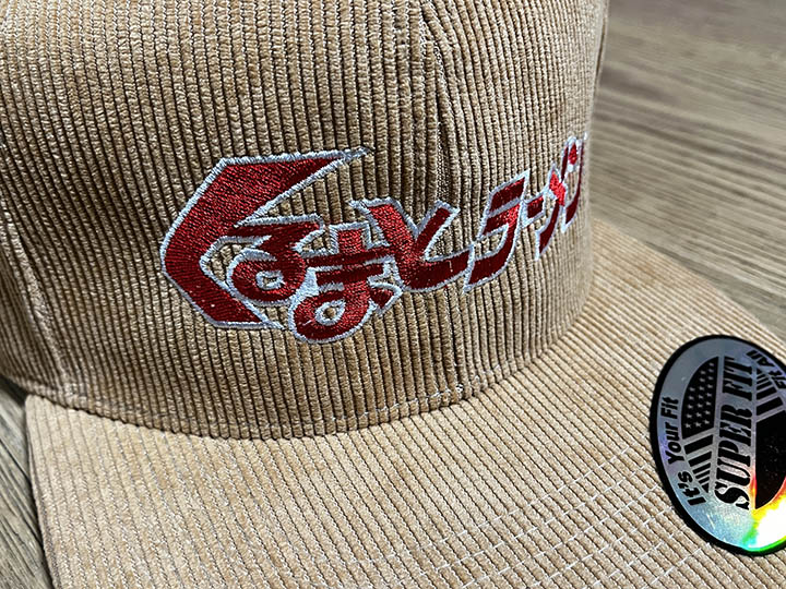 OSSANTHEHOOD snapback cap (ޤ) / beige cord x red