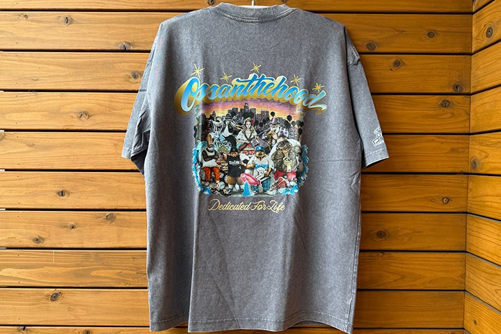 OSSANTHEHOOD Tshirt (��ʡ��) / gray washed
