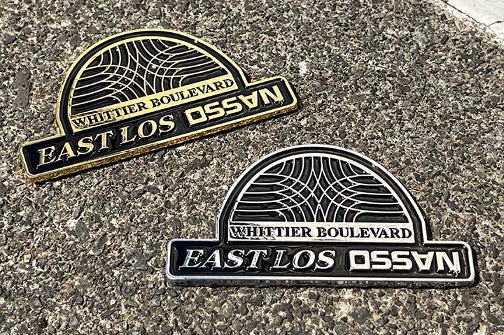 OSSANTHEHOOD metal emblem (eastlos) / gold plated