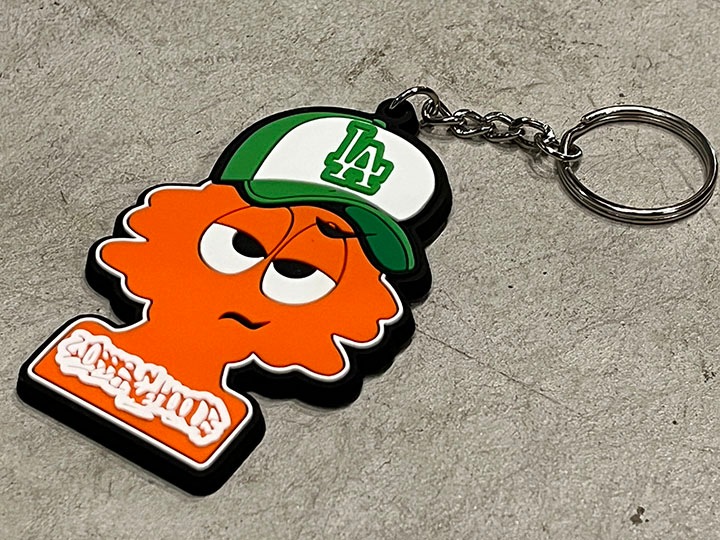 OSSANTHEHOOD pvc keychain (imbig) / orange