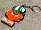 OSSANTHEHOOD pvc keychain (imbig) / orange