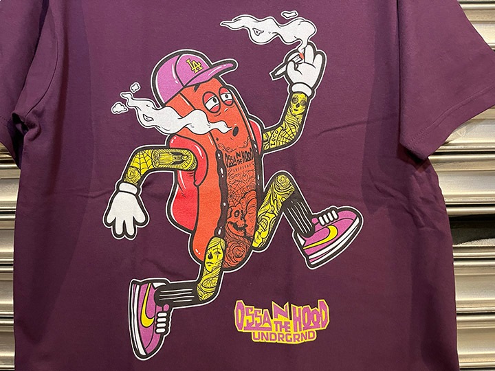 OSSANTHEHOOD Tshirt (fosho) / purple