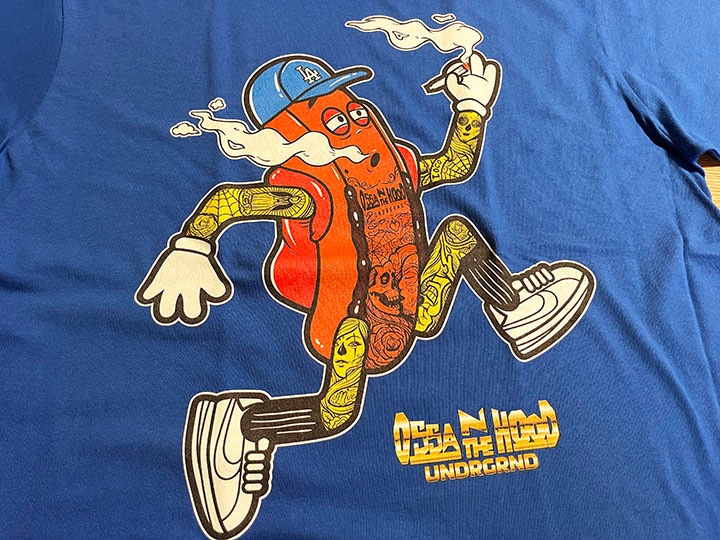 OSSANTHEHOOD Tshirt (fosho) / royal