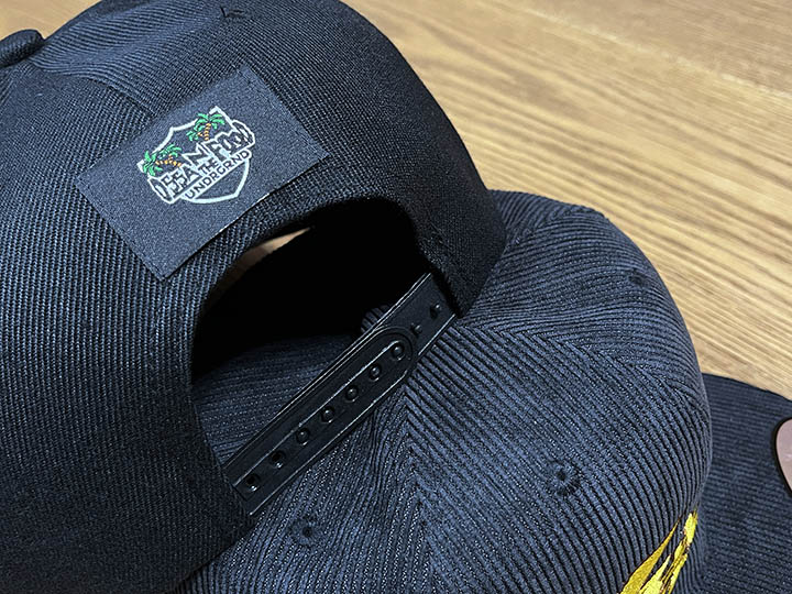 OSSANTHEHOOD snapback cap (ޤ) / black x yellow