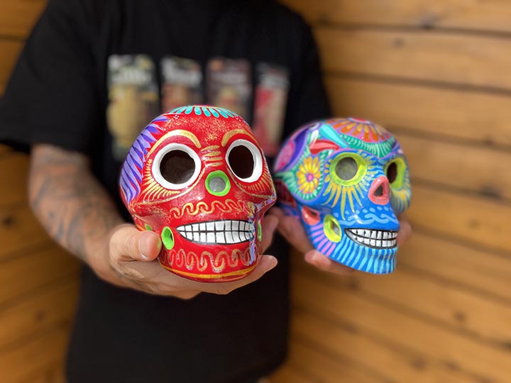 handmade calavera sculpture 1