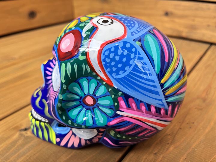 handmade calavera sculpture 1