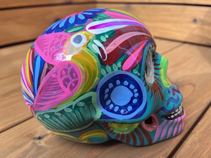 handmade calavera sculpture 1