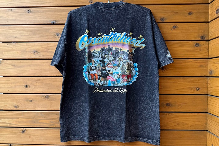 OSSANTHEHOOD Tshirt (��ʡ��) / black washed