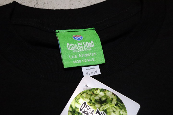 OSSANTHEHOOD Tshirt (90s-2) / black