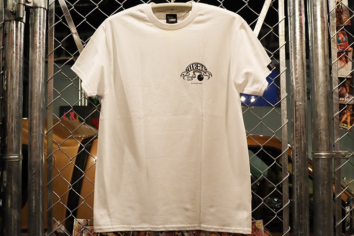 NICETY Tshirt (8ball) / white & black