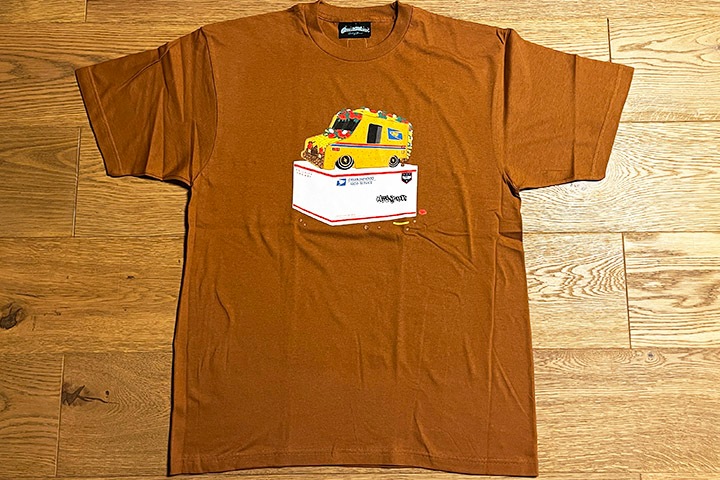 OSSANTHEHOOD Tshirt (taco service) / brown
