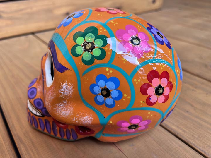 handmade calavera sculpture 2