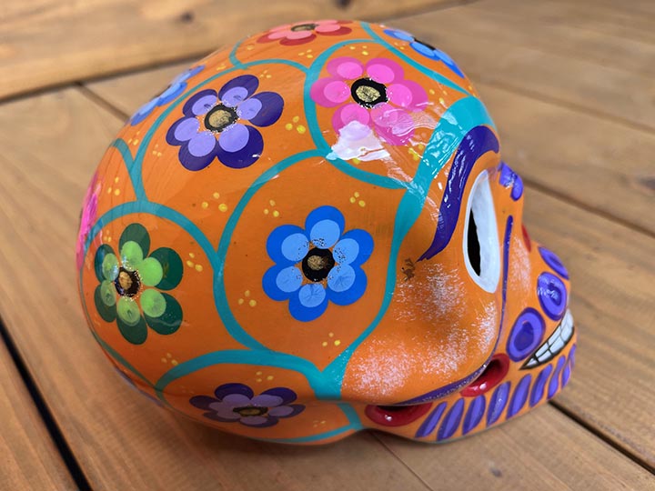 handmade calavera sculpture 2