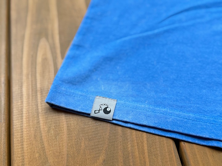 OSSANTHEHOOD Tshirt (scooter) / skyblue washed