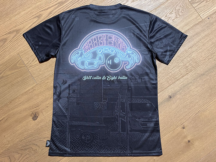 NICETY Φξ dry fit Tshirt (8ball-neon)