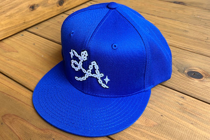 BENJIE ESCOBAR snapback cap (chainLA) / royal blue