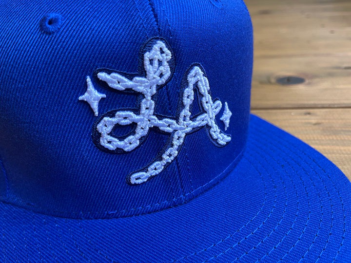 BENJIE ESCOBAR snapback cap (chainLA) / royal blue