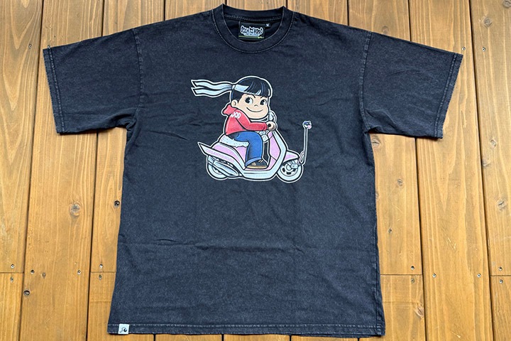 OSSANTHEHOOD Tshirt (scooter) / black washed
