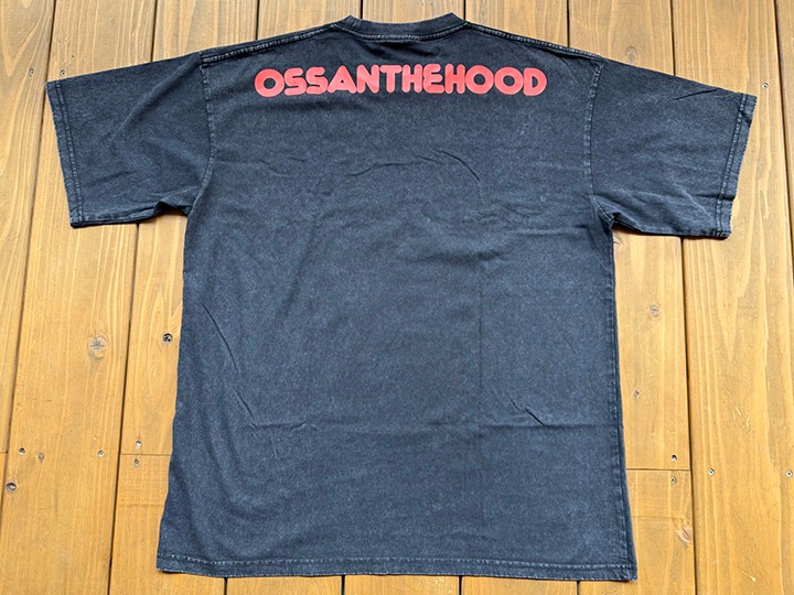 OSSANTHEHOOD Tshirt (scooter) / black washed
