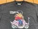 OSSANTHEHOOD Tshirt (scooter) / black washed