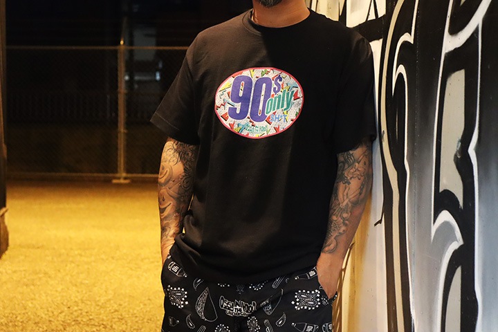 OSSANTHEHOOD Tshirt (90s-2) / navy