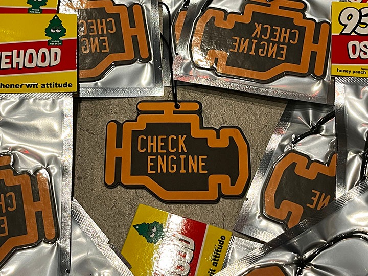 OSSANTHEHOOD airfreshener (check)